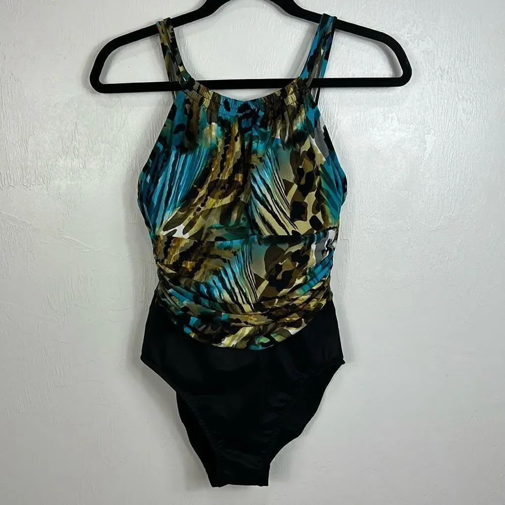 Magicsuit by Miraclesuit Jennifer Vixen One-Piece Swimsuit Size 10